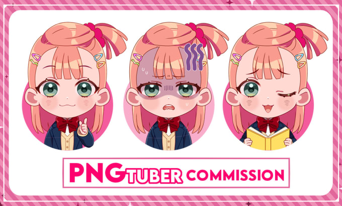 Gig Preview - Draw pngtuber avatar in chibi or anime style