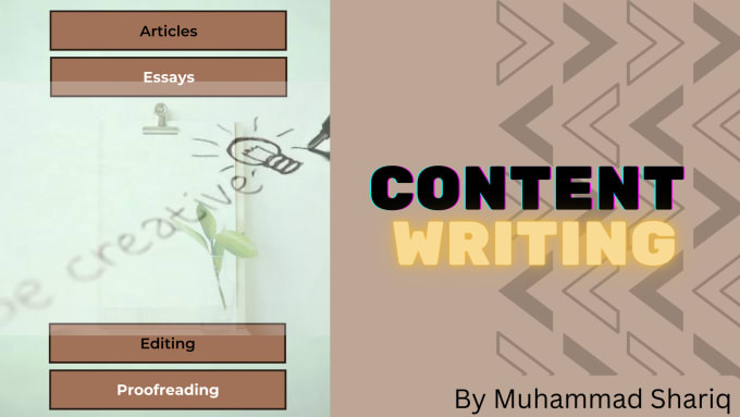 Gig Preview - Do content writing based on your needs articles, essays, short stories etc