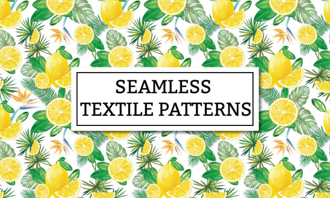 Gig Preview - Create unique seamless textile pattern designs