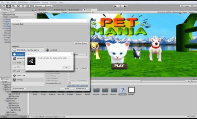 Gig Preview - Fix unity bugs, build errors, crashes, and plugin issues