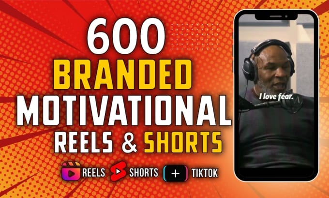 Gig Preview - Create 600 viral motivational youtube shorts, and instagram reels