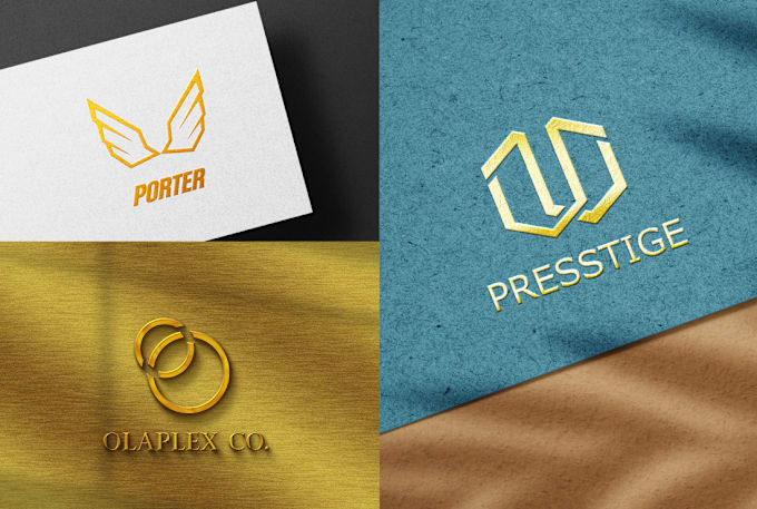 Gig Preview - Do elegant luxury jewelry, gold, watch, sunglass logo design for business