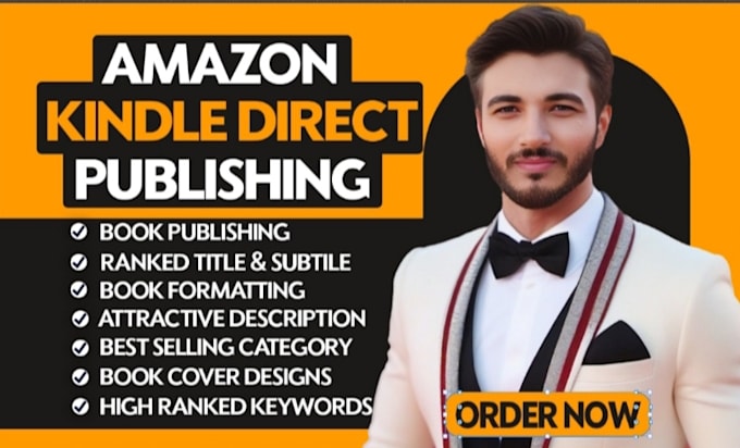 Gig Preview - Do book formatting for amazon KDP, amazon KDP book publishing,KDP book promotion