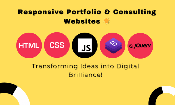 Gig Preview - Expert frontend developer responsive, SEO friendly websites built just for you