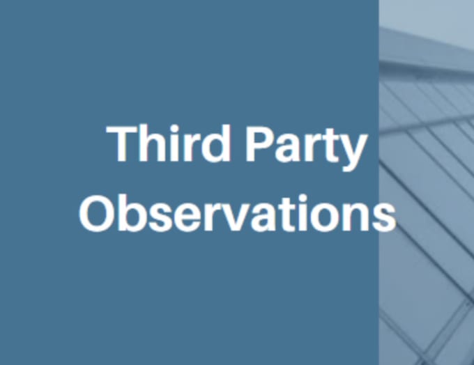 Gig Preview - Draft third party observation to epo or uspto