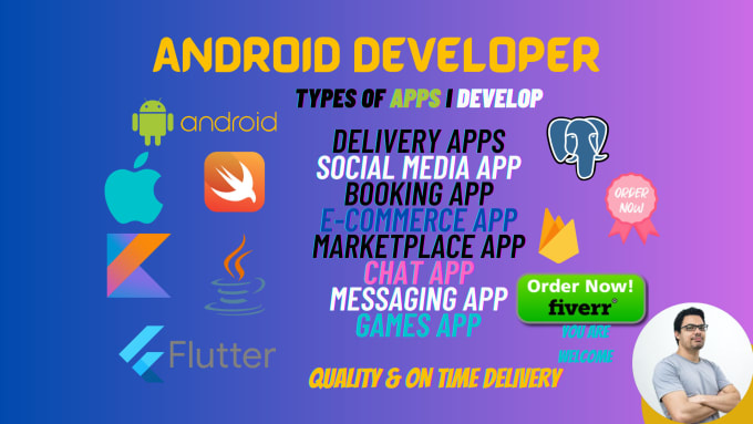 Gig Preview - Be your android app developer and do full android app development