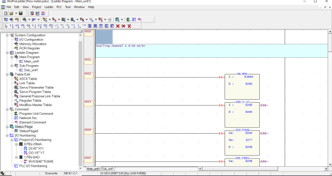 Gig Preview - Program plc on ladder logic as per your requirement