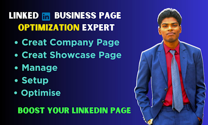 Gig Preview - Create or optimize linkedin profile or business company page