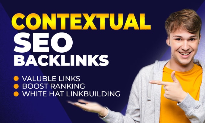 Gig Preview - Do uk SEO dofollow contextual high authority backlinks for top ranking