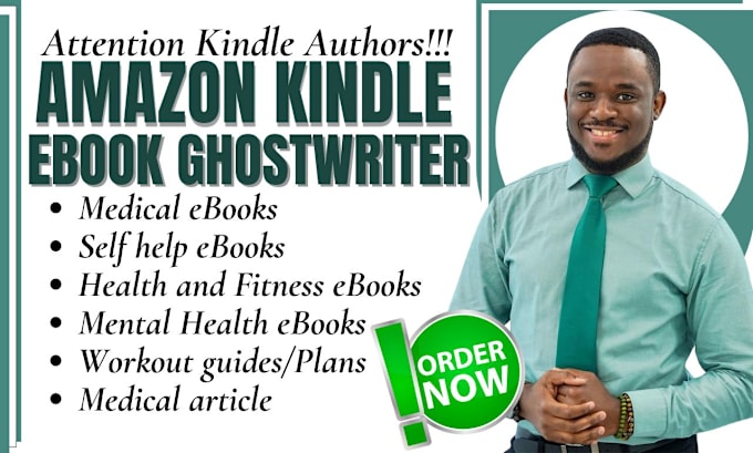 Gig Preview - Be your non fiction ghostwriter and ebook writer