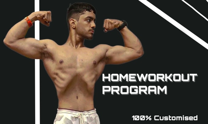 Gig Preview - Create a professional customised home workout plan