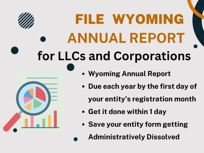 Gig Preview - File annual report for your wyoming llc or corporation as a US accountant