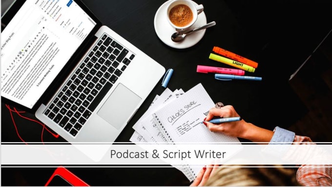 Gig Preview - Assist you in writing engaging  podcast content