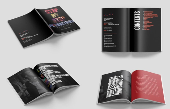 Gig Preview - Design prospectus, brochure, magazine, book cover