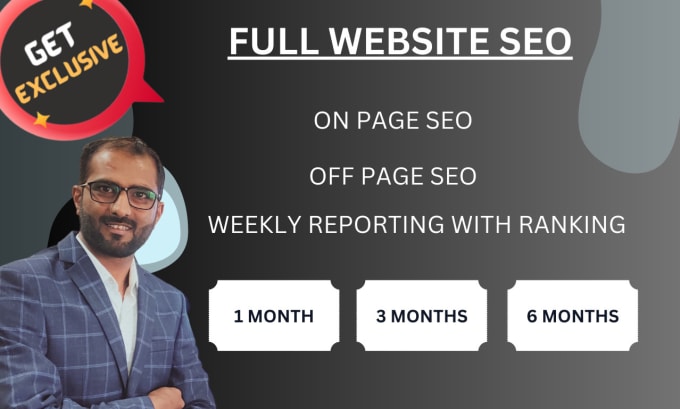 Gig Preview - Our agency will boost your online presence with monthly SEO service packages