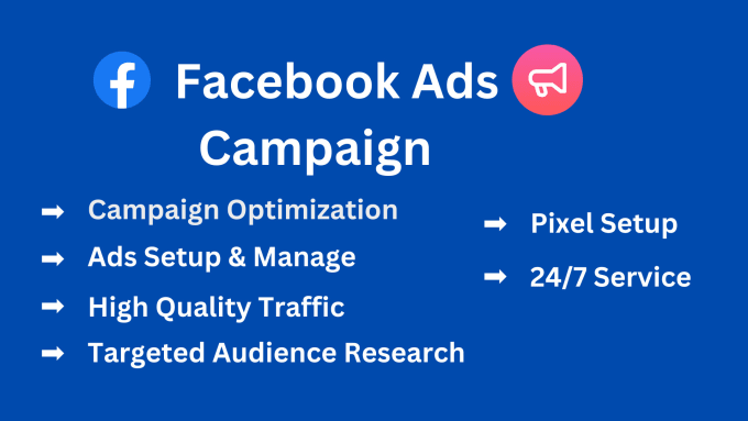 Gig Preview - Run facebook ads, advertising campaigns, and instagram ads