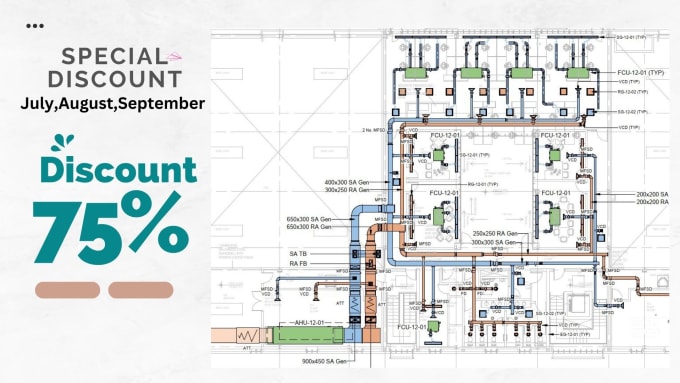 Gig Preview - Provide hvac,plumbing services design and calculations