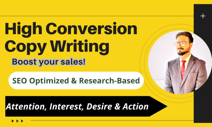 Gig Preview - Do persuasive copywriting, ad copy, and website content