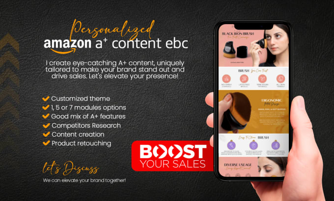 Gig Preview - Design amazon aplus ebc content