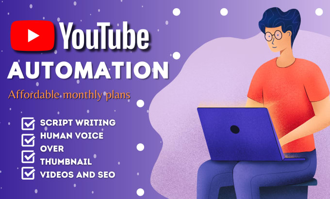 Gig Preview - Automate and manage your youtube channel, yt manager