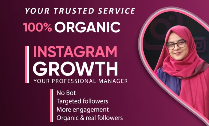 Gig Preview - Promote and grow your instagram organically