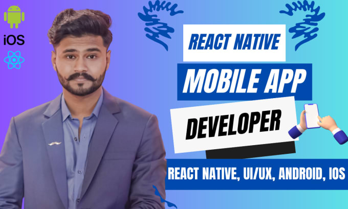 Gig Preview - Be react native developer react native app developer react native mobile app