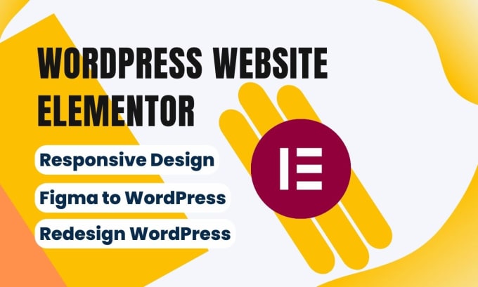 Gig Preview - Create responsive wordpress website using elementor pro