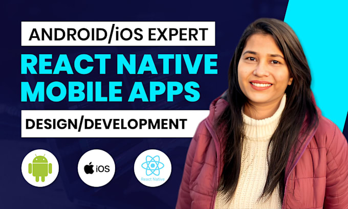 Gig Preview - React native app development mobile app creation as react native app developer