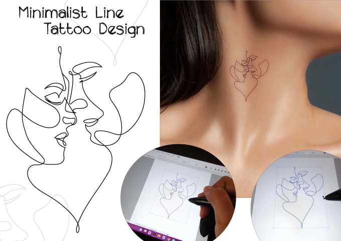 Gig Preview - Draw simple tattoo designs from your photo