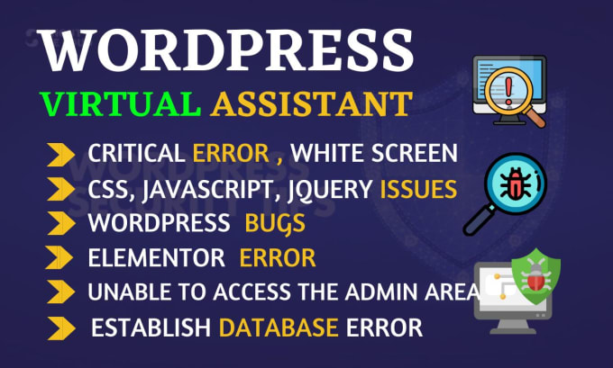 Gig Preview - Fix wordpress issues bugs critical error elementor errors