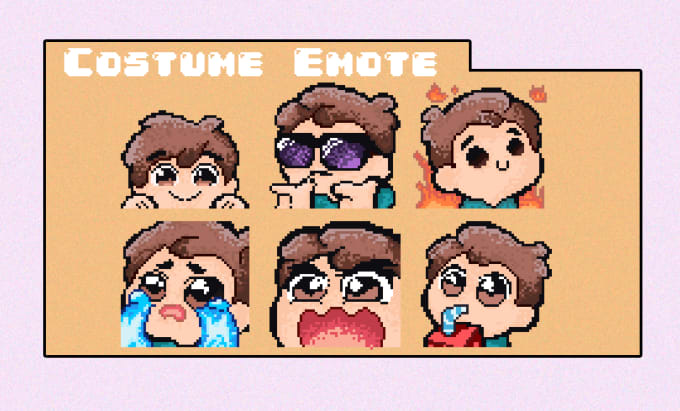 Gig Preview - Custom pixel art emote for twitch, youtube and more