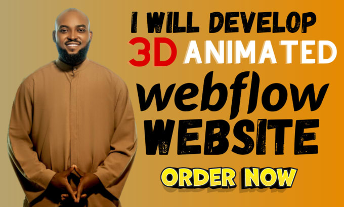 Bestseller - 3d animated webflow website webflow animation figma webflow webgl threejs gsap