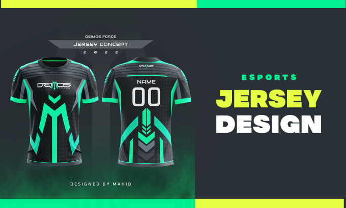 How to Create Green Jersey Design in Corel Draw for Futsal Soccer Jersey  Design 2022 