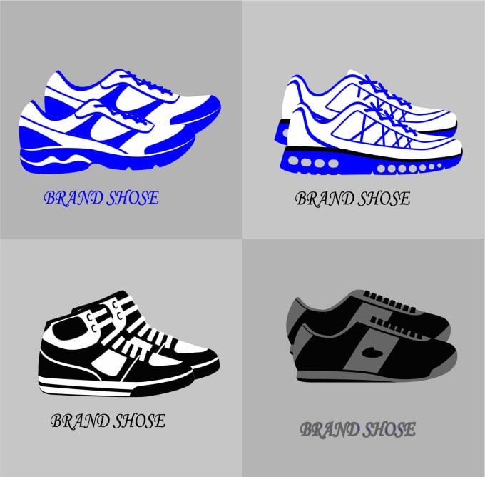 Gig Preview - Design shoes logo for you wihdifferent file ai jpg and png