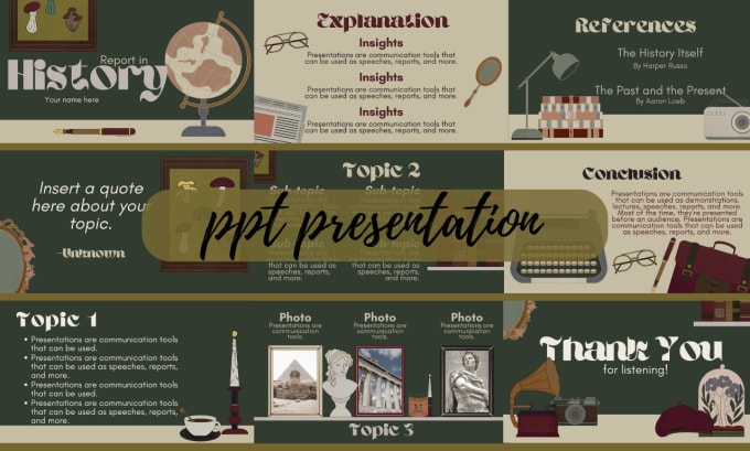 Gig Preview - Design high quality  presentations on powerpoint and canva