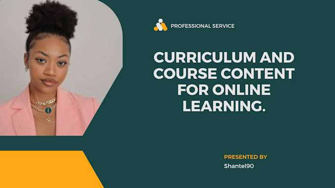 Gig Preview - Develop comprehensive curriculum and course content for online learning