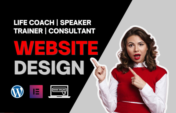 Gig Preview - Design coaching website for speaker, trainer, consultant