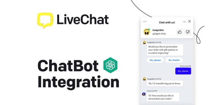 Gig Preview - Develop and integrate ai chatbot or chatgpt in your website