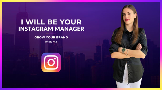 Gig Preview - Be your professional instagram manager and grow your brand