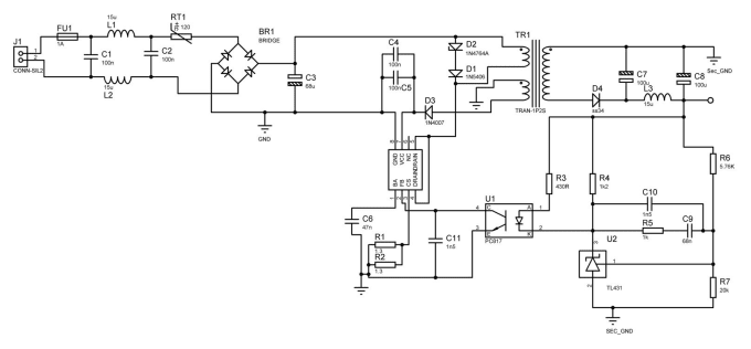 Gig Preview - Flyback converter calculate of elements and transformer