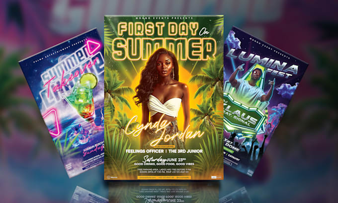 Bestseller - design party flyer, club, dj, hip hop, music, event flyer, business flyer