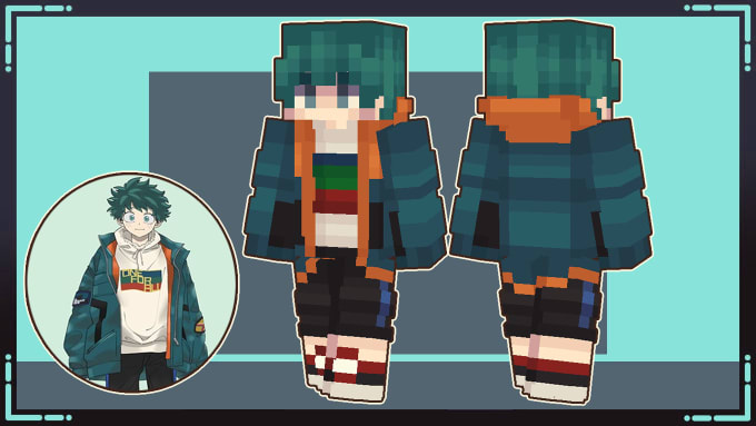 Gig Preview - Make custom high quality minecraft skin in 24 hours