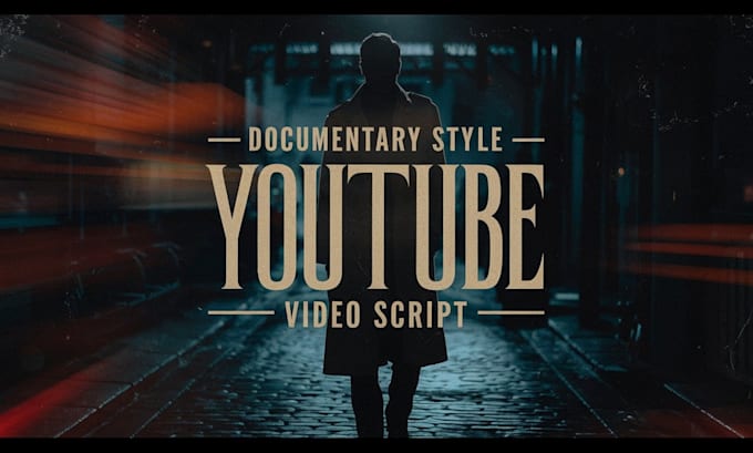 Gig Preview - Write documentary style youtube video script