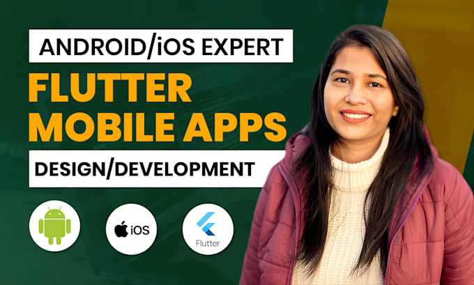 Gig Preview - Flutter mobile app development flutter ios app development flutter app developer