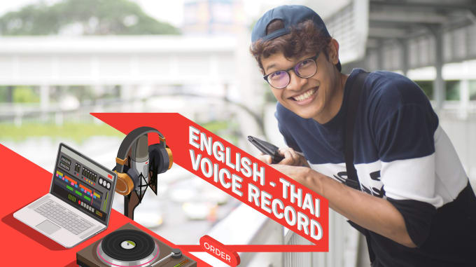 Bestseller - do the professional thai voiceover for the youtube channel