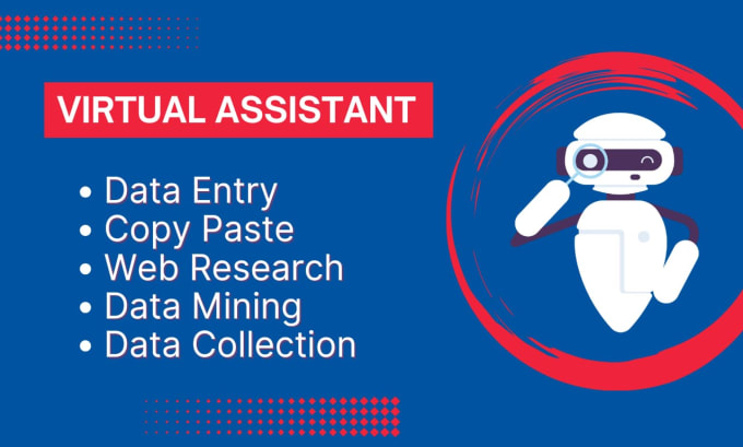 Gig Preview - Be your virtual assistant for data entry and web research