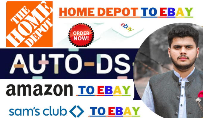 Gig Preview - Dropshipping via autods, amazon, home depot, walmart to ebay