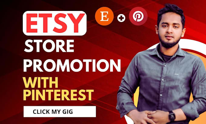 Gig Preview - Etsy promotion with etsy pinterest pins, to increase sales