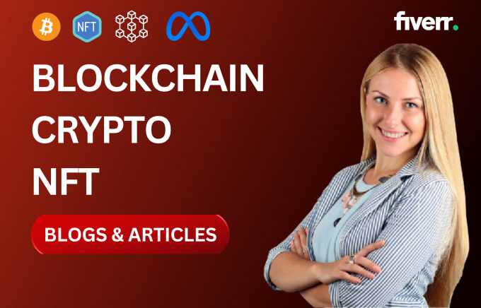 Gig Preview - Write articles, blogs on crypto, nft, block chain, bitcoin, metaverse and web3