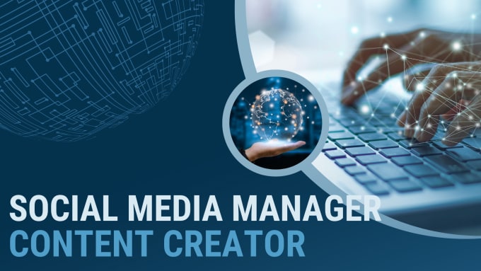 Gig Preview - Be your social media manager with content creater